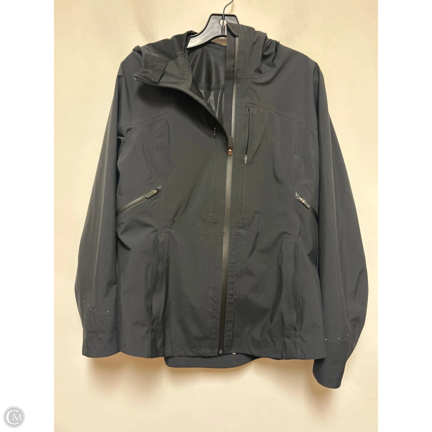 Coat Raincoat By Lululemon In Black, Size: 8