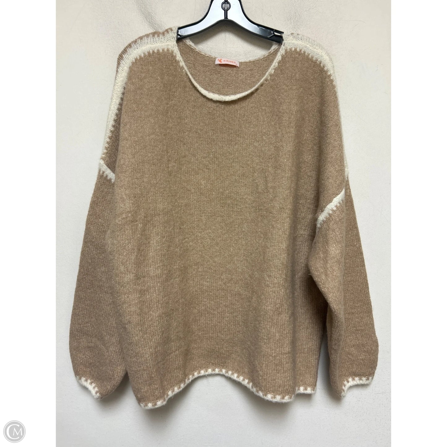 Sweater By Clothes Mentor In Tan, Size: Xl
