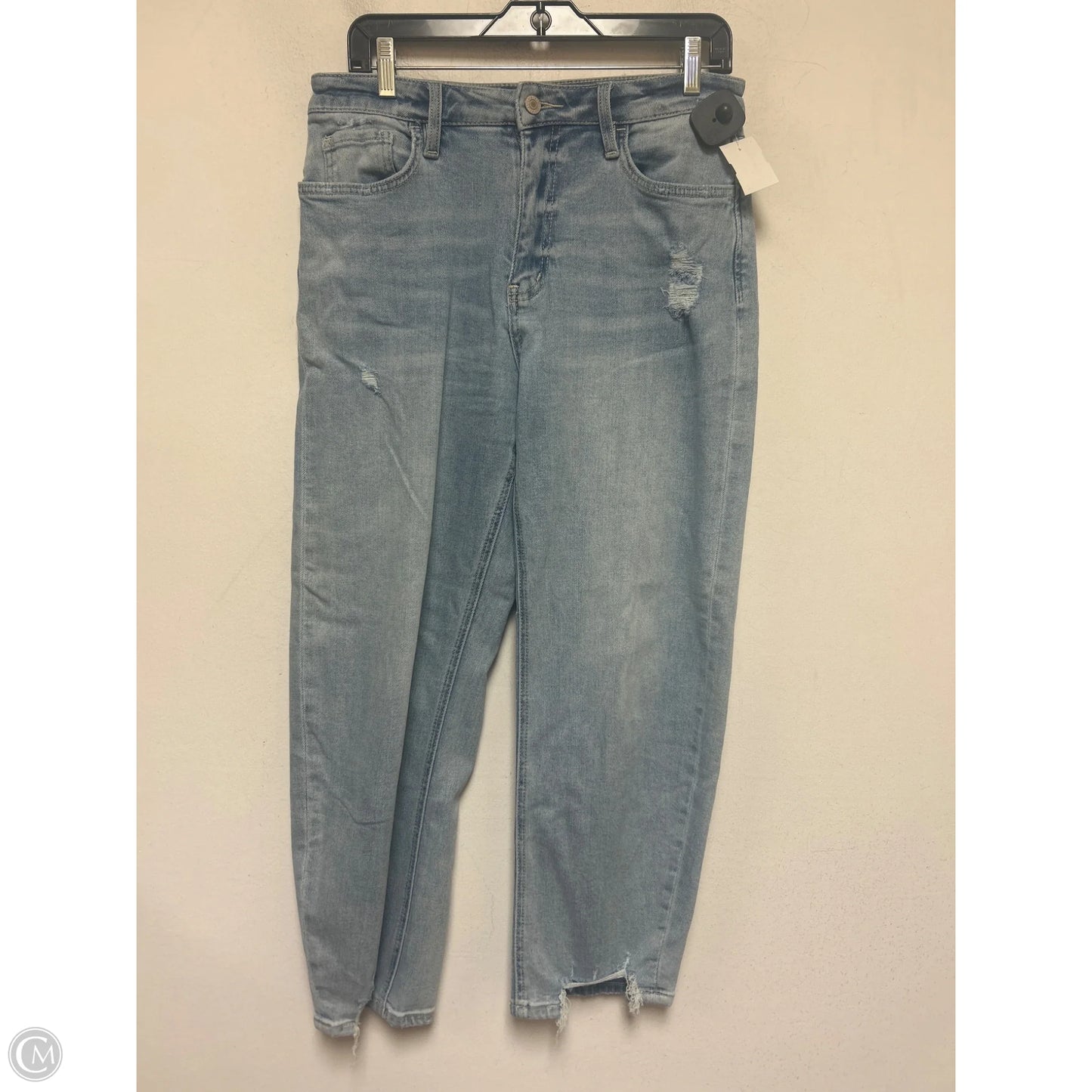 Jeans Straight By Vervet In Blue Denim, Size: 6