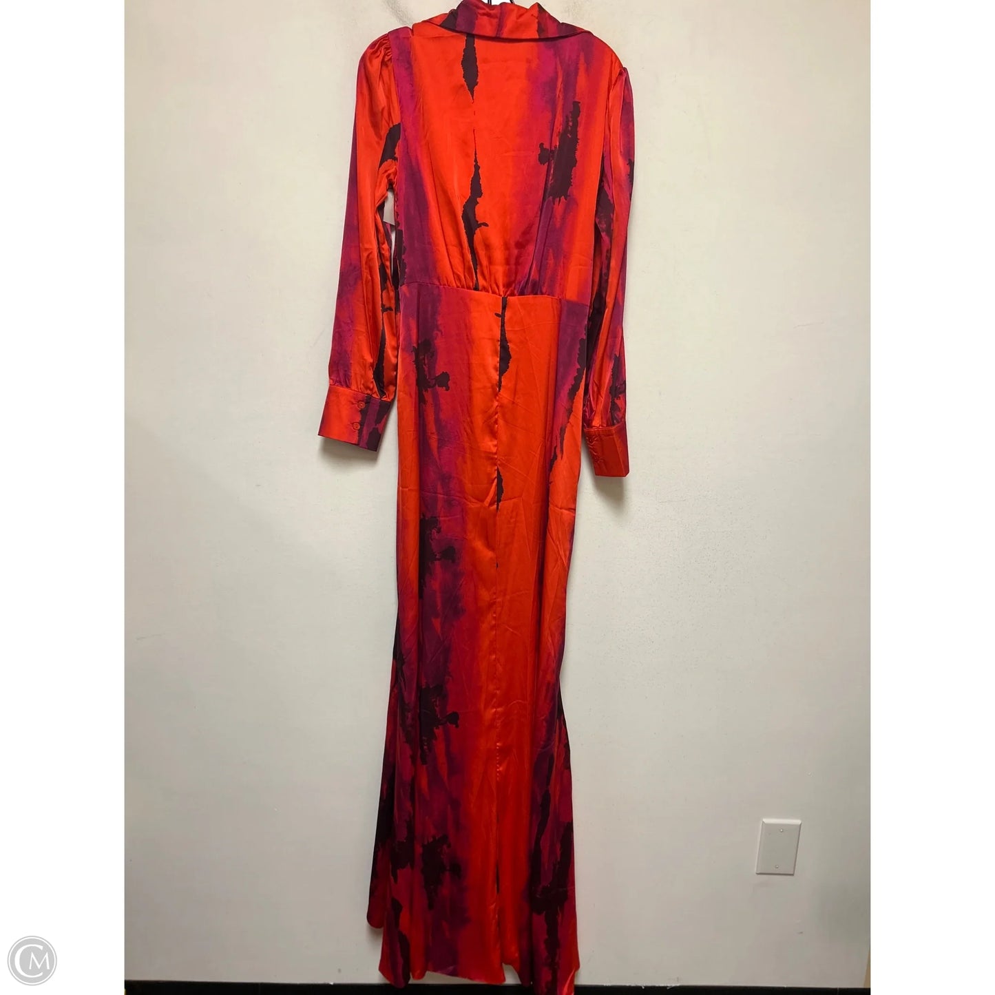 Dress Casual Maxi By Fashion Nova In Pink & Red, Size: L