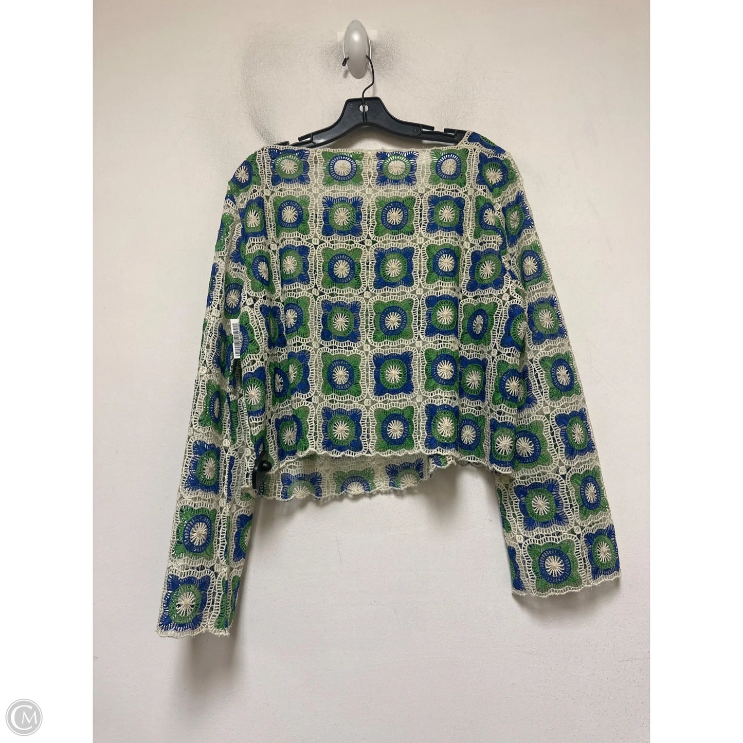 Top Long Sleeve By Chelsea And Violet In Blue & Green, Size: Xl