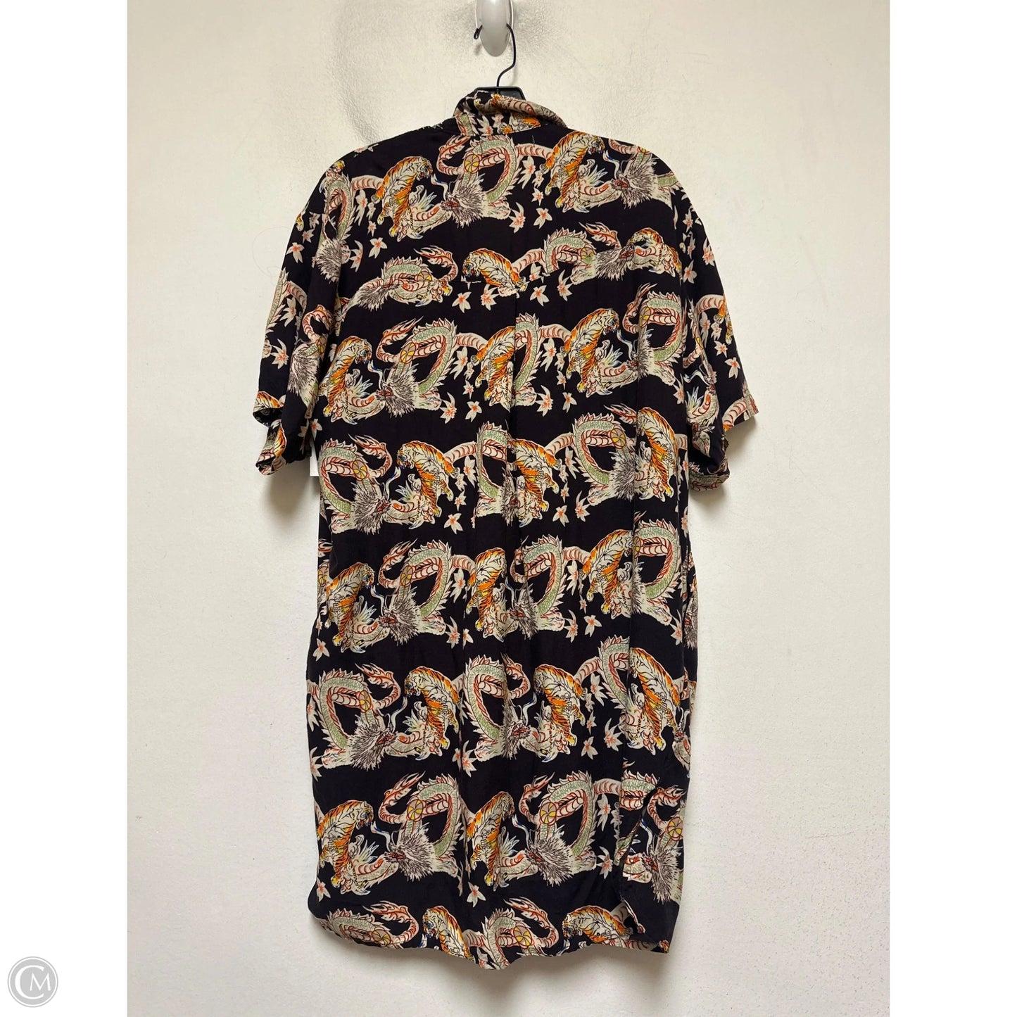 Top Short Sleeve By Urban Outfitters In Animal Print, Size: M