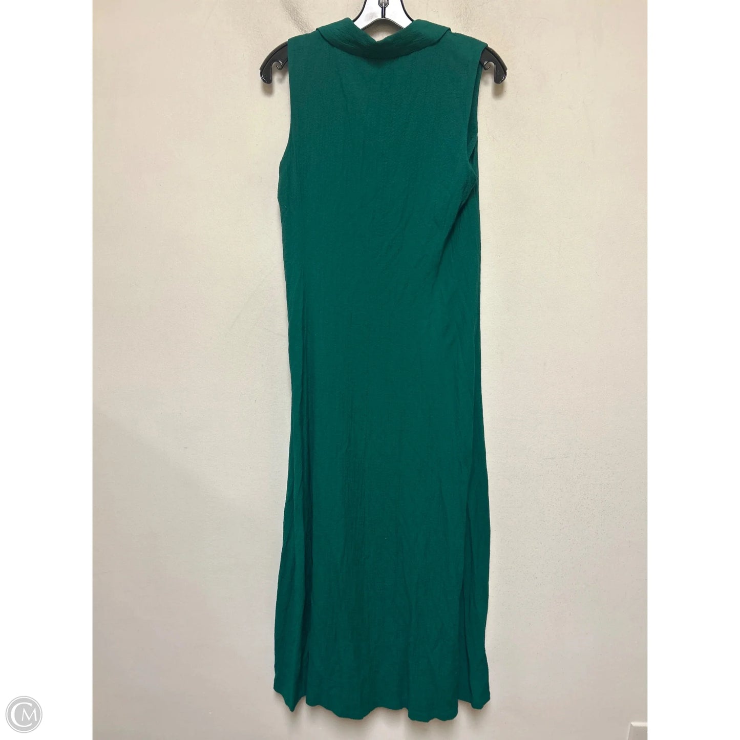 Dress Casual Maxi By Calvin Klein In Green, Size: M