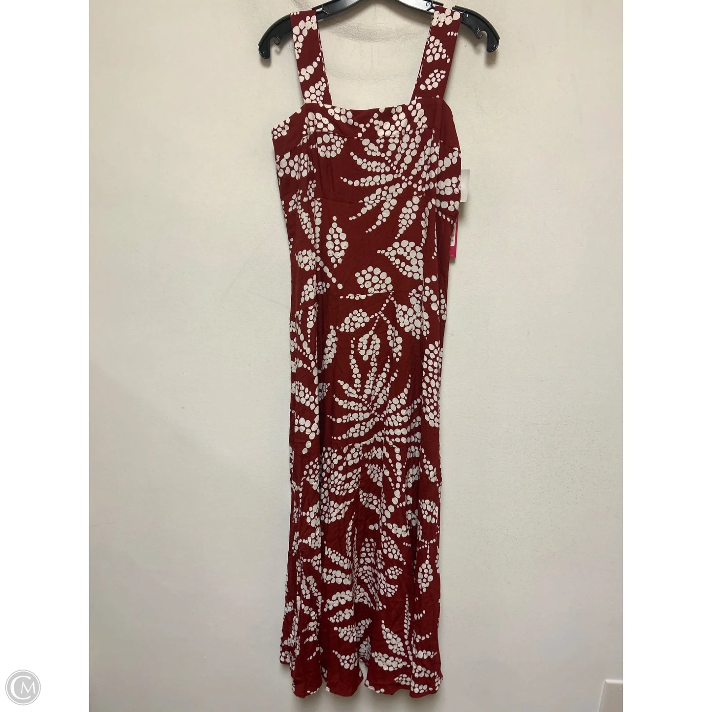 Dress Casual Maxi By Vince Camuto In Red & White, Size: S