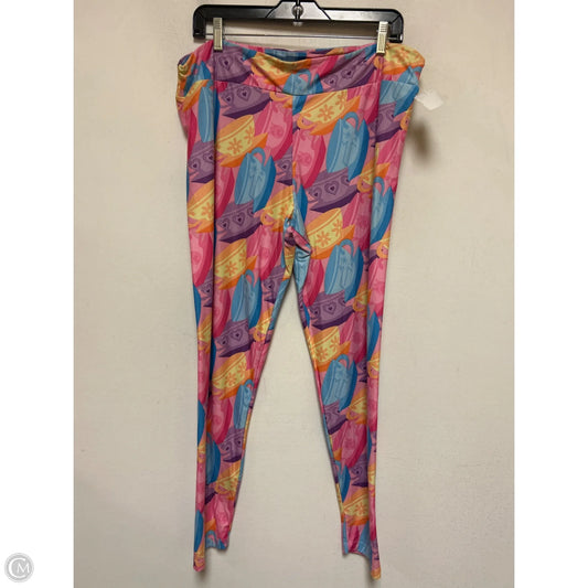 Pants Leggings By Disney Store In Rainbow Print, Size: Xl