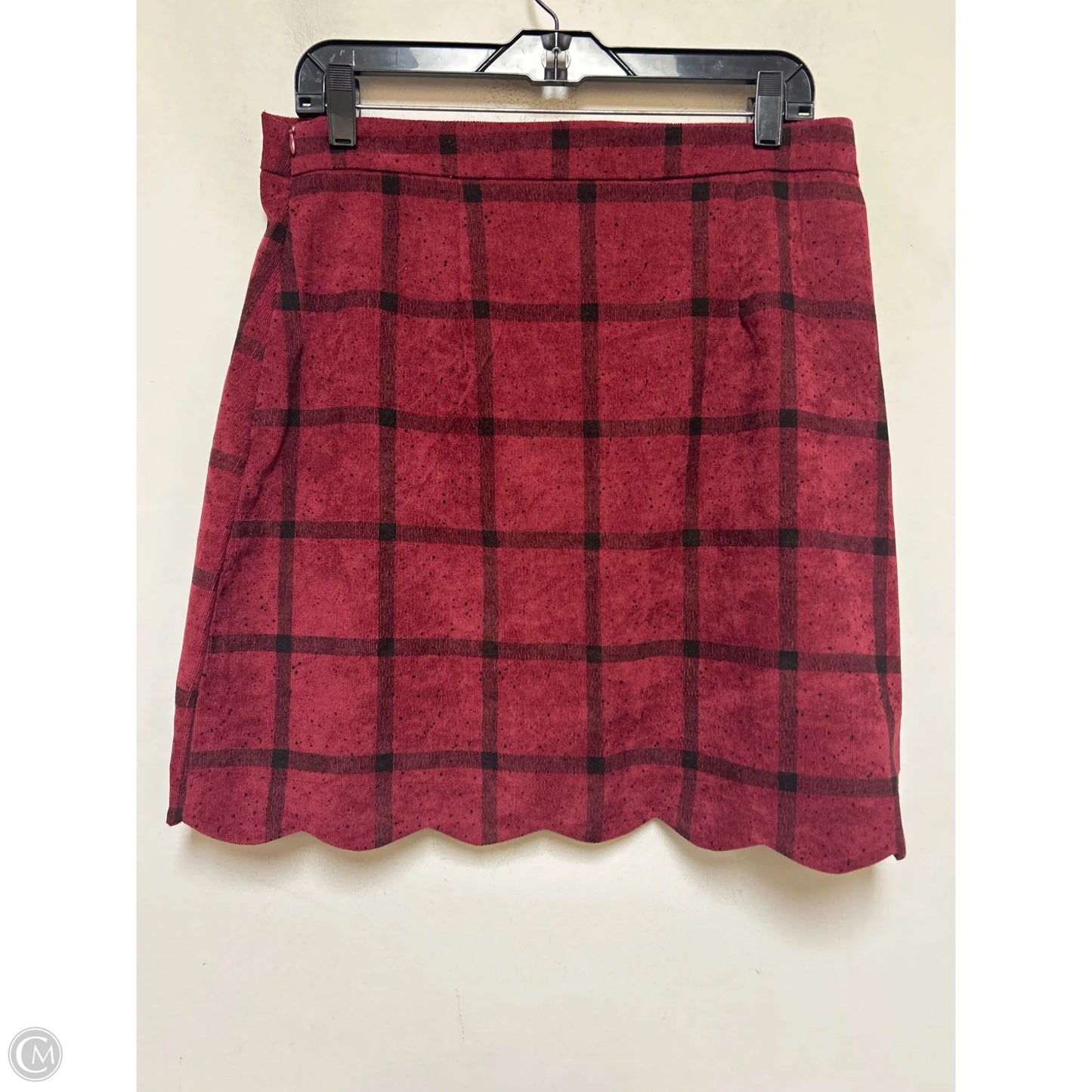 Skirt Mini & Short By Clothes Mentor In Plaid Pattern, Size: 12