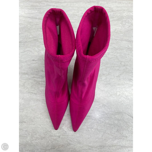 Boots Designer By Stuart Weitzman In Pink, Size: 11.5