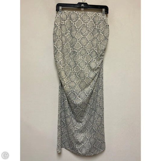 Skirt Maxi By Clothes Mentor In Snakeskin Print, Size: Xl