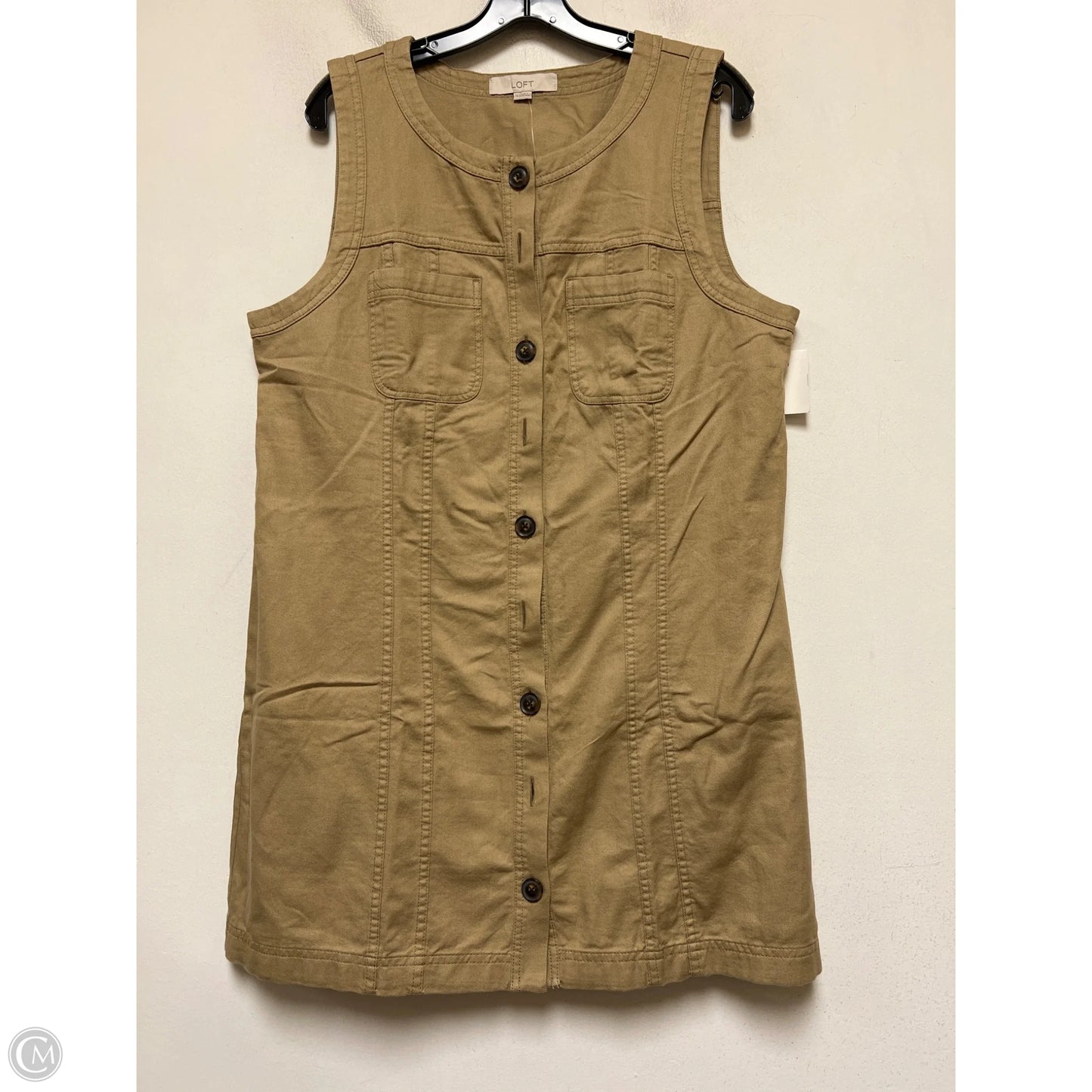 Dress Casual Short By Loft In Tan, Size: Xl