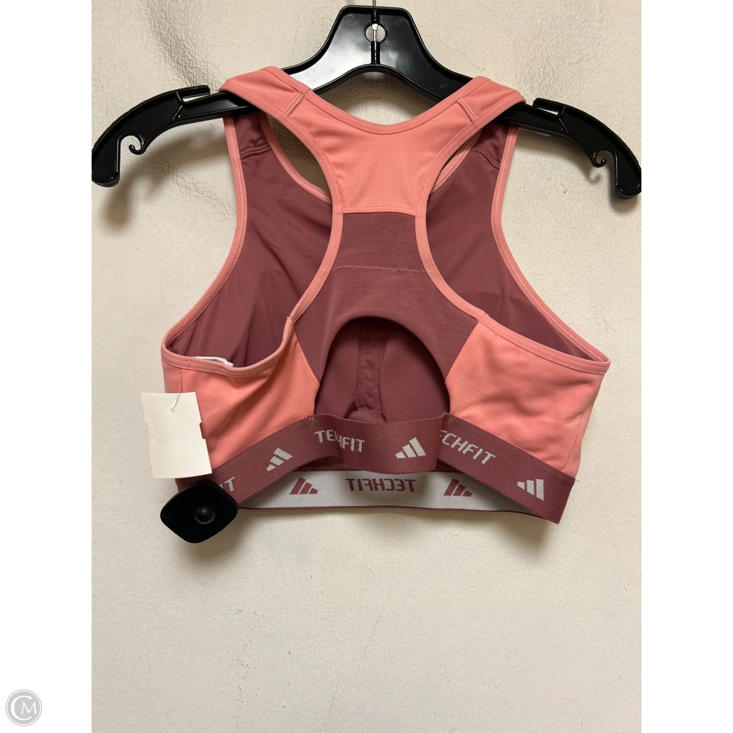 Athletic Bra By Adidas In Pink, Size: M