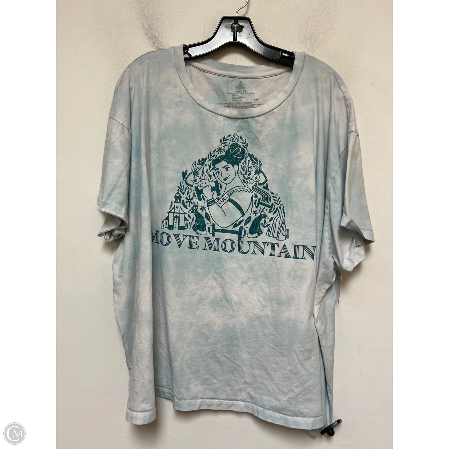 Top Short Sleeve Basic By Disney Store In Tie Dye Print, Size: 3x