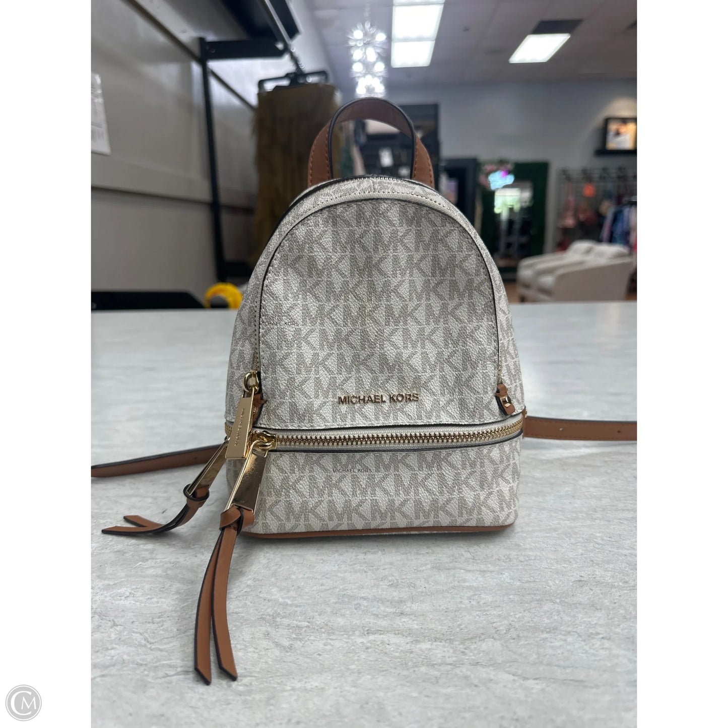 Backpack Designer By Michael Kors, Size: Small