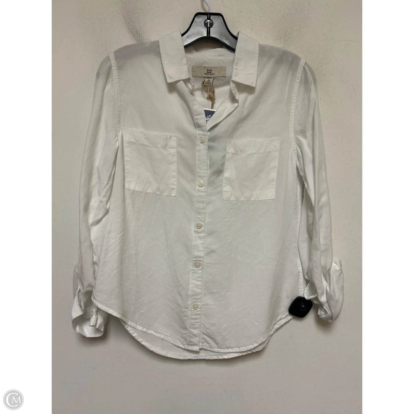 Top Long Sleeve By Thread And Supply In White, Size: Xs