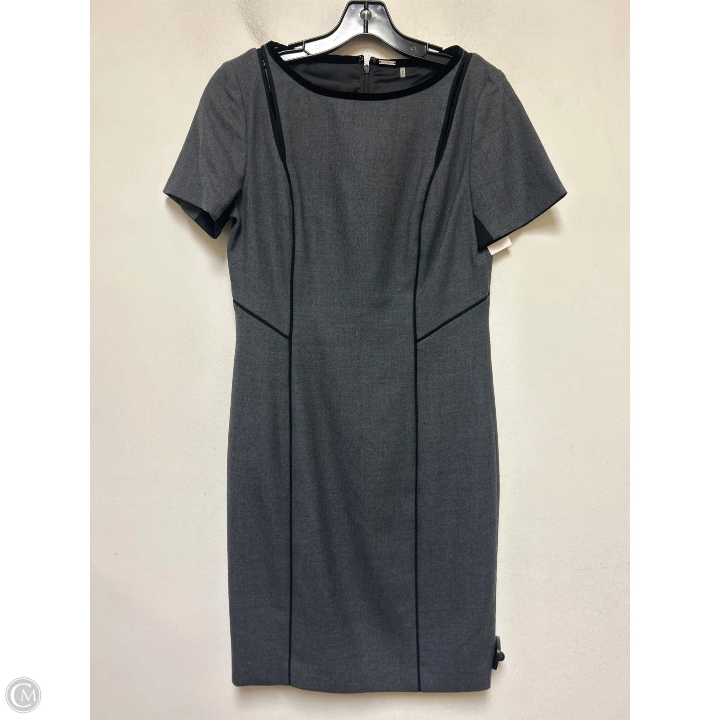 Dress Casual Midi By Elie Tahari In Grey, Size: M