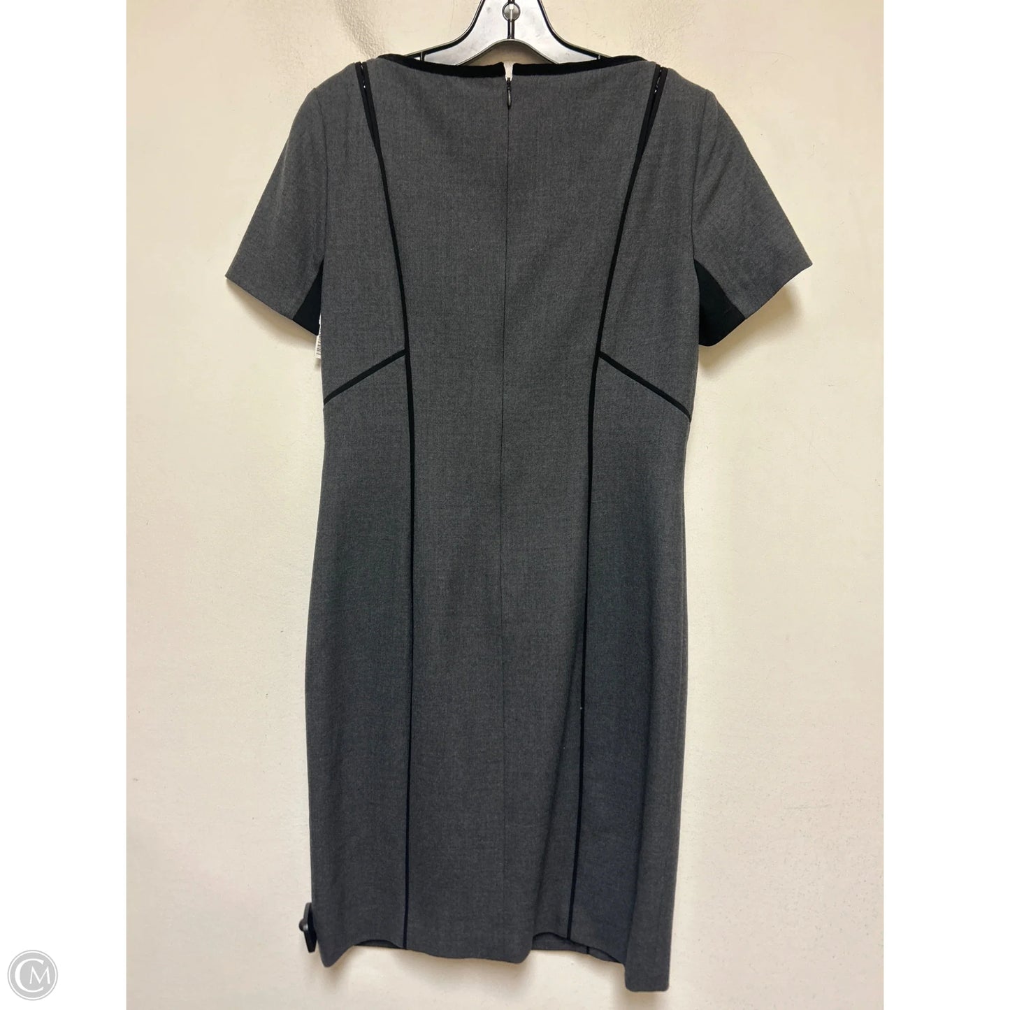 Dress Casual Midi By Elie Tahari In Grey, Size: M