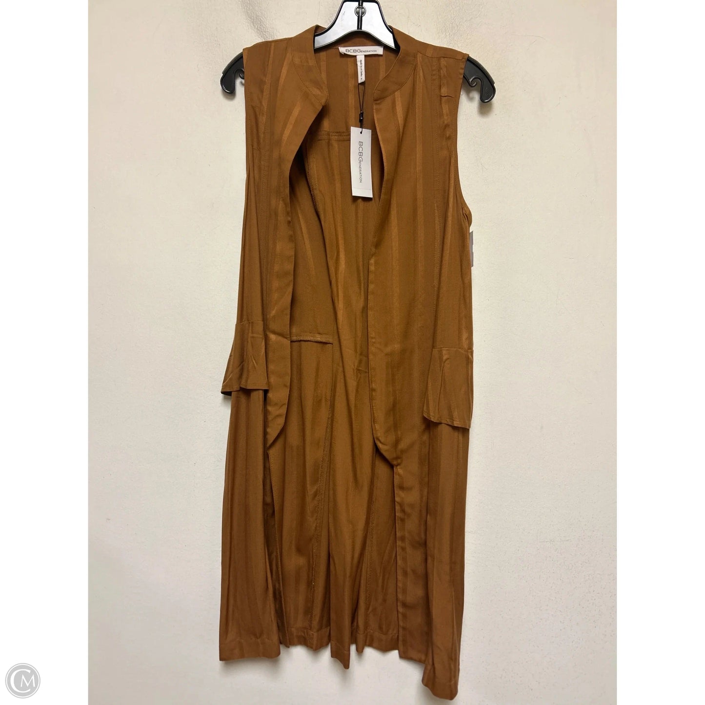Top Sleeveless By Bcbgeneration In Brown, Size: S