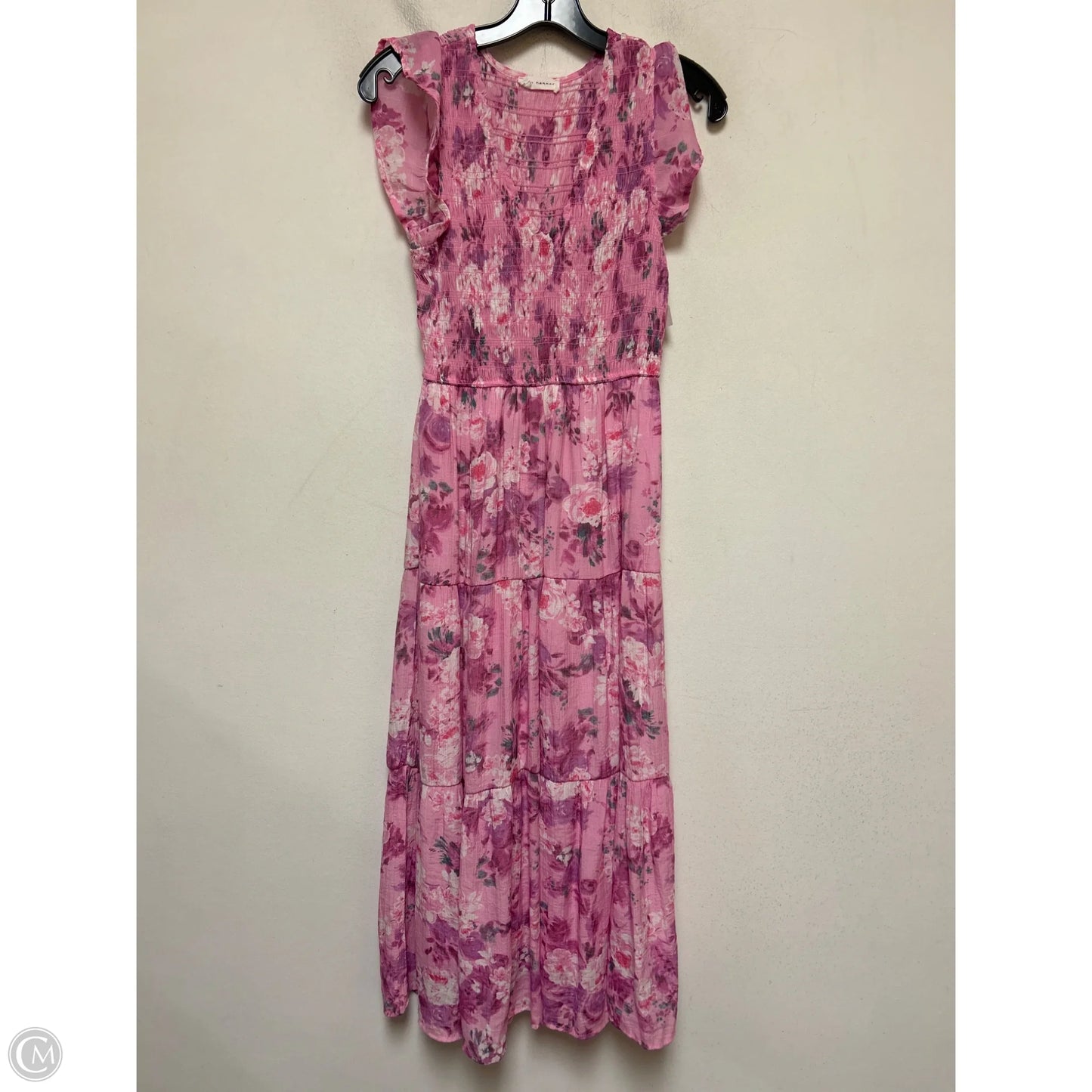 Dress Casual Maxi By Blu Pepper In Floral Print, Size: L