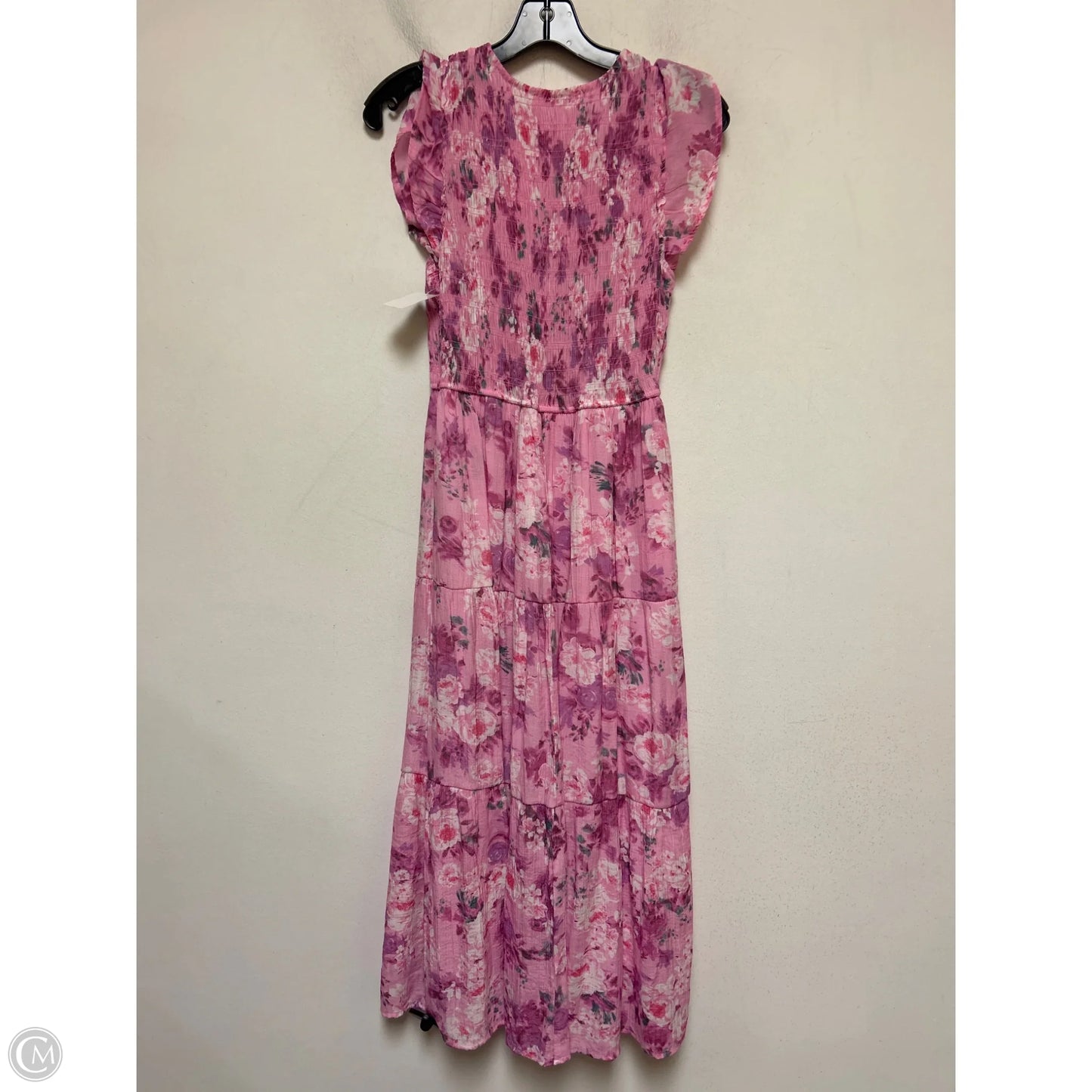 Dress Casual Maxi By Blu Pepper In Floral Print, Size: L