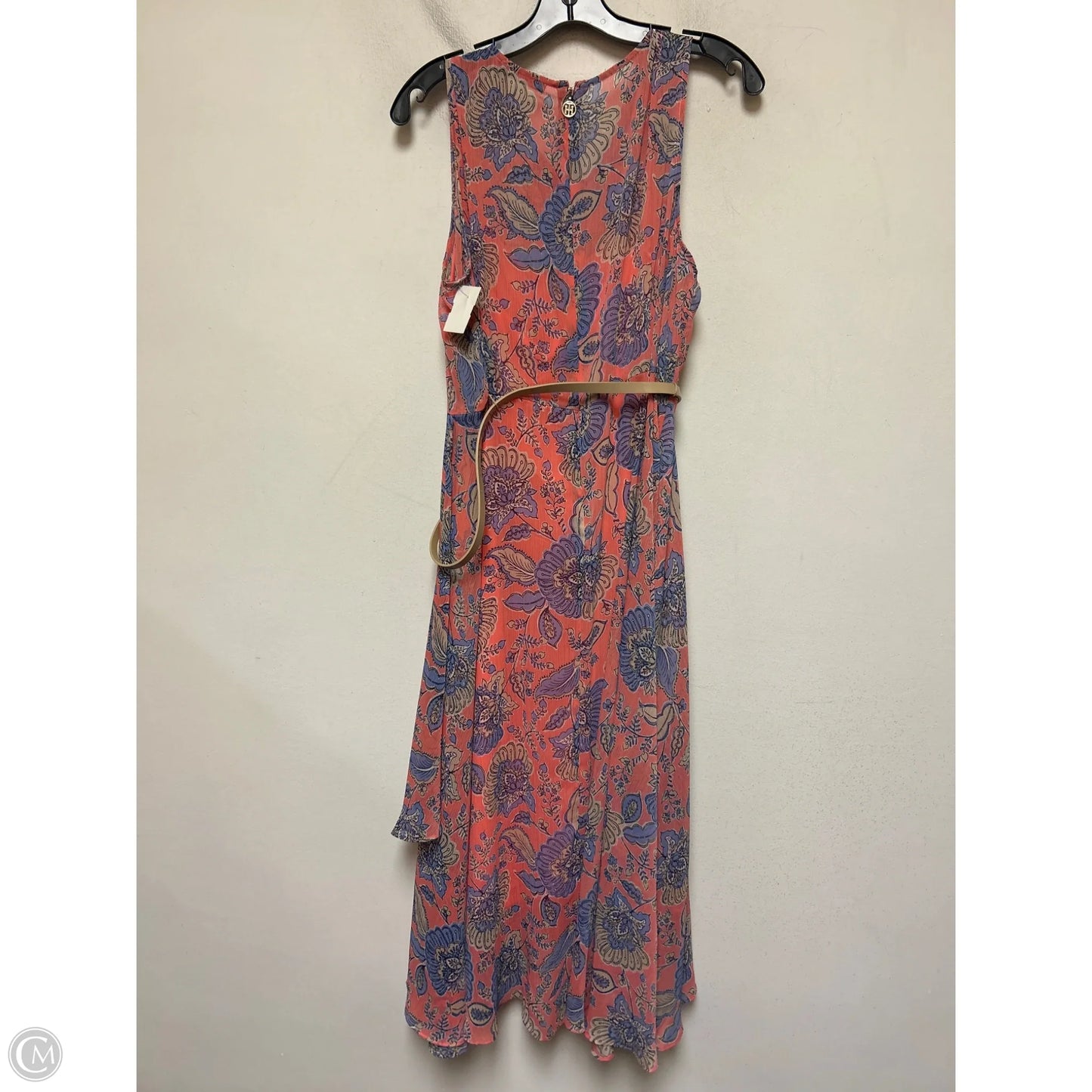 Dress Casual Midi By Tommy Hilfiger In Floral Print, Size: Xl