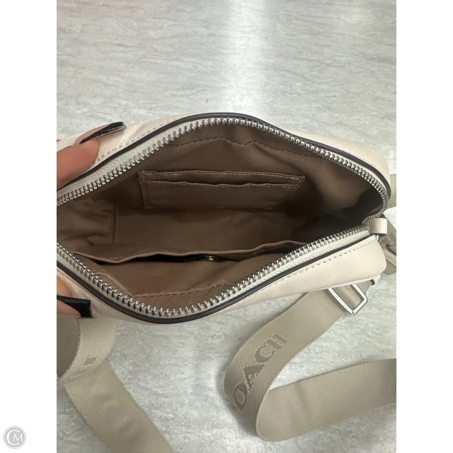 Crossbody Designer By Coach, Size: Small