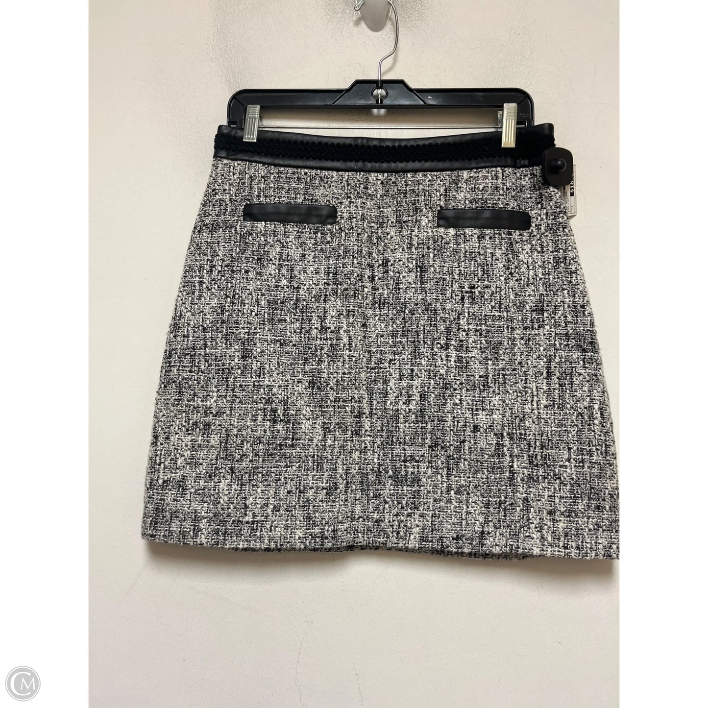 Skirt Designer By Karl Lagerfeld In Black & White, Size: 4