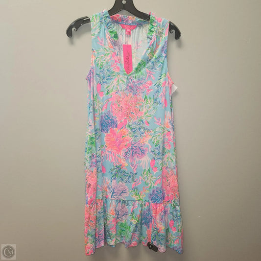 Dress Designer By Lilly Pulitzer In Blue & Pink, Size: Xs