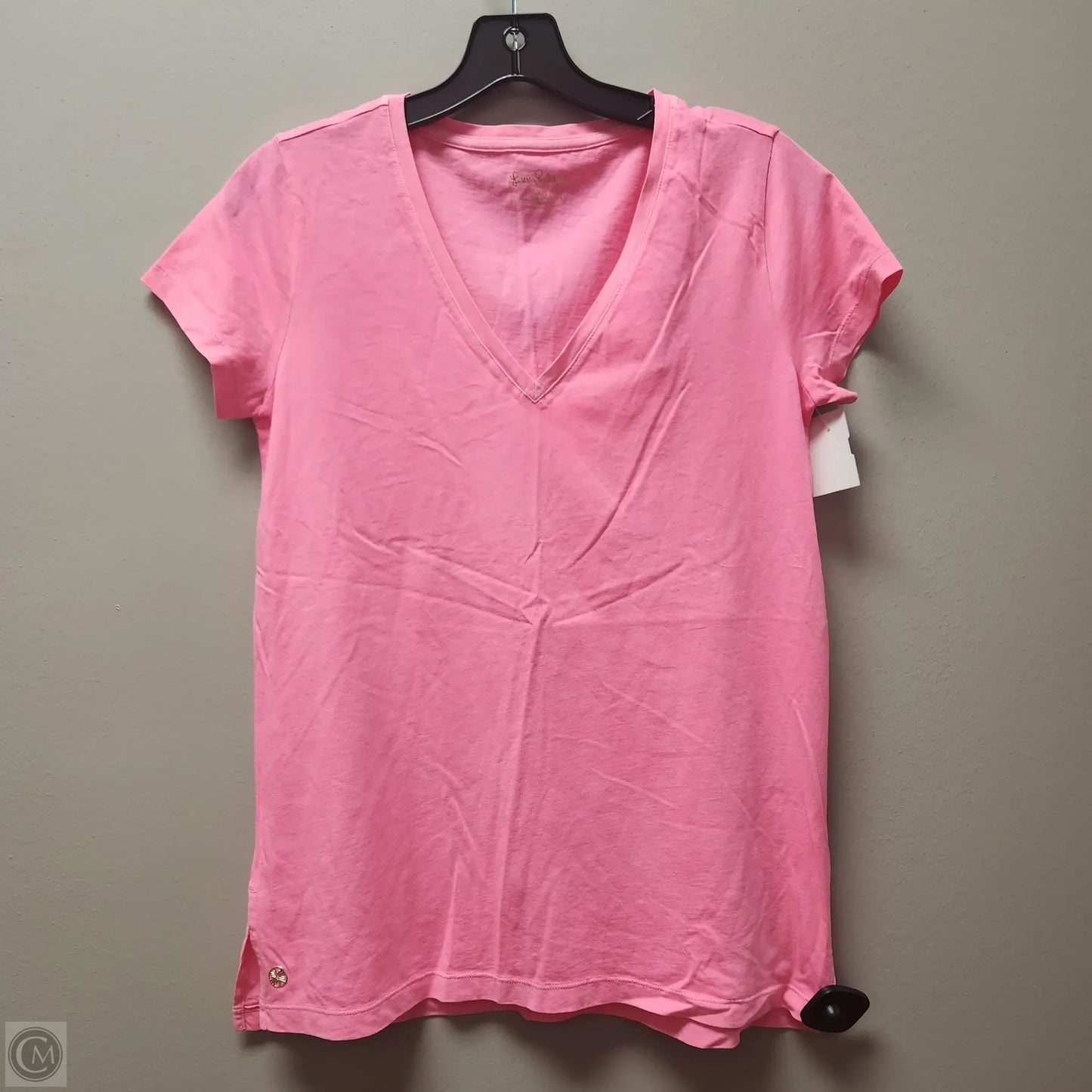 Top Short Sleeve Designer By Lilly Pulitzer In Pink, Size: Xs