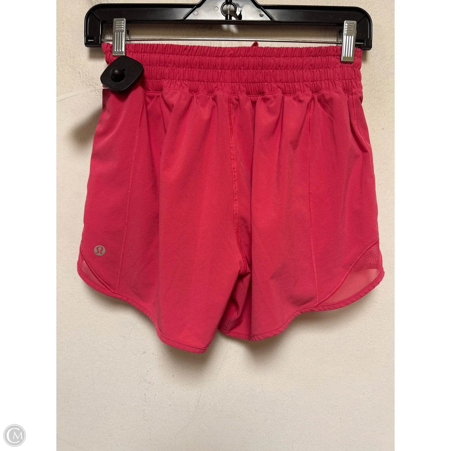Athletic Shorts By Lululemon In Pink, Size: 4
