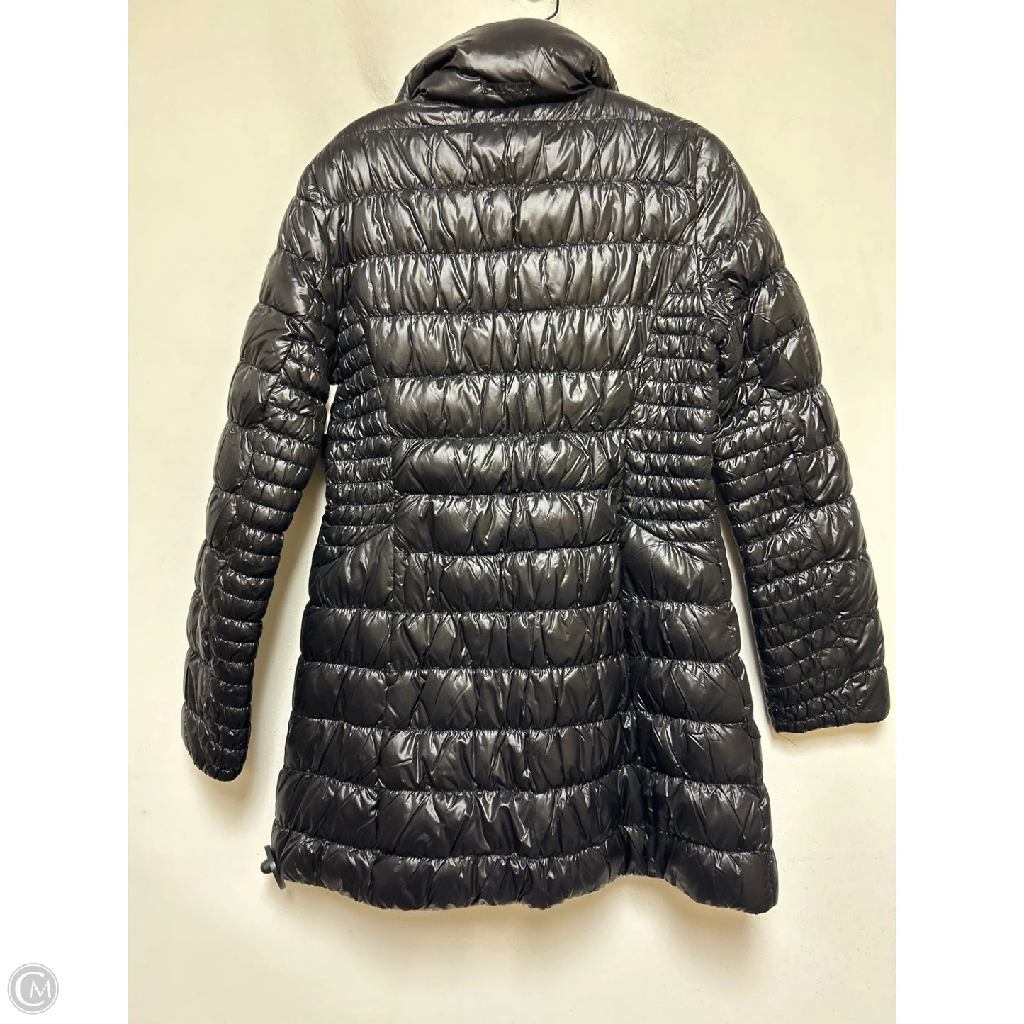 Coat Puffer & Quilted By Laundry In Black, Size: M