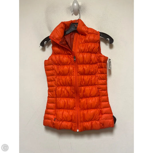 Vest Puffer & Quilted By Athleta In Orange, Size: Xs