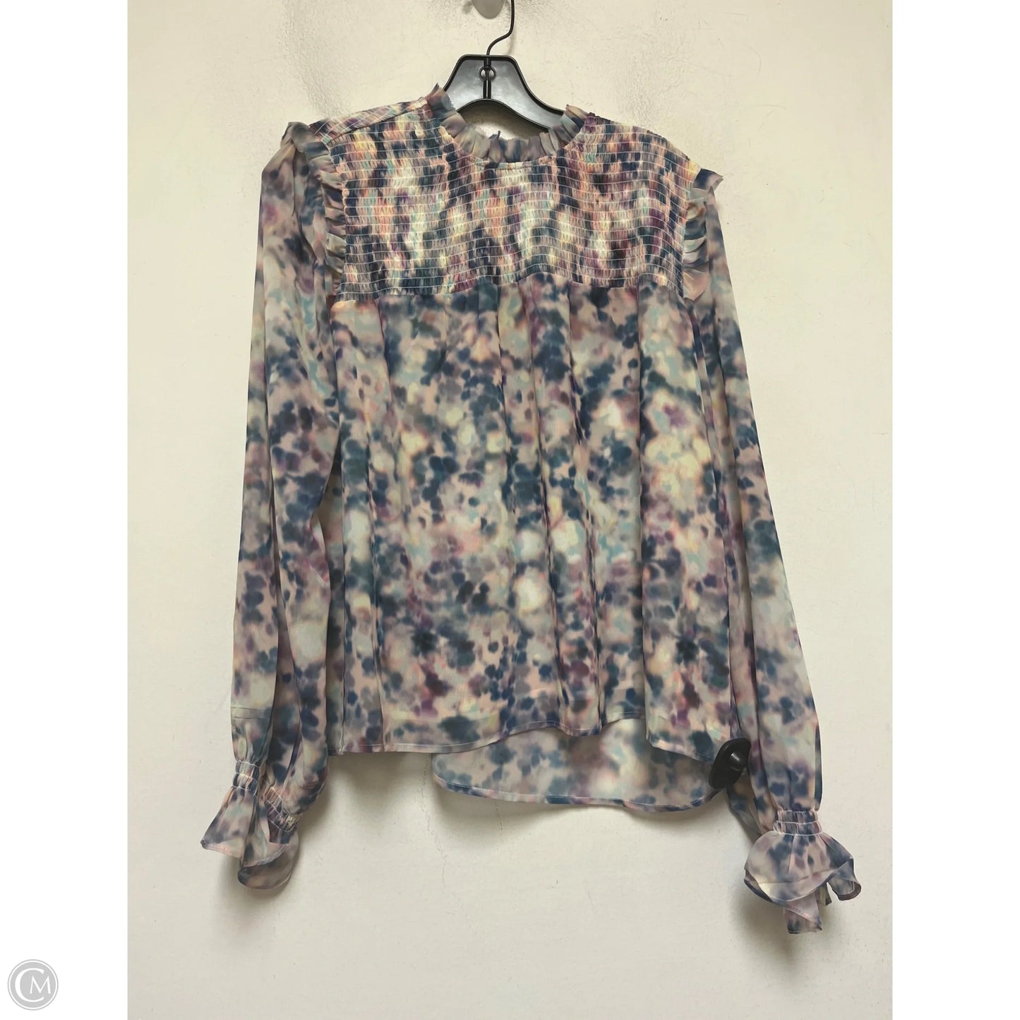 Top Long Sleeve By Steve Madden In Tie Dye Print, Size: M