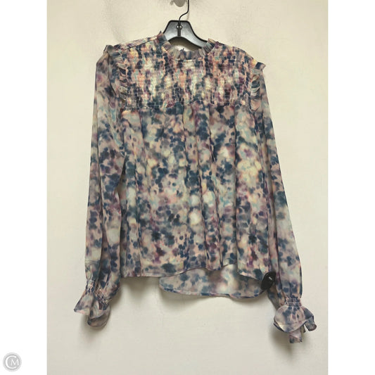 Top Long Sleeve By Steve Madden In Tie Dye Print, Size: M