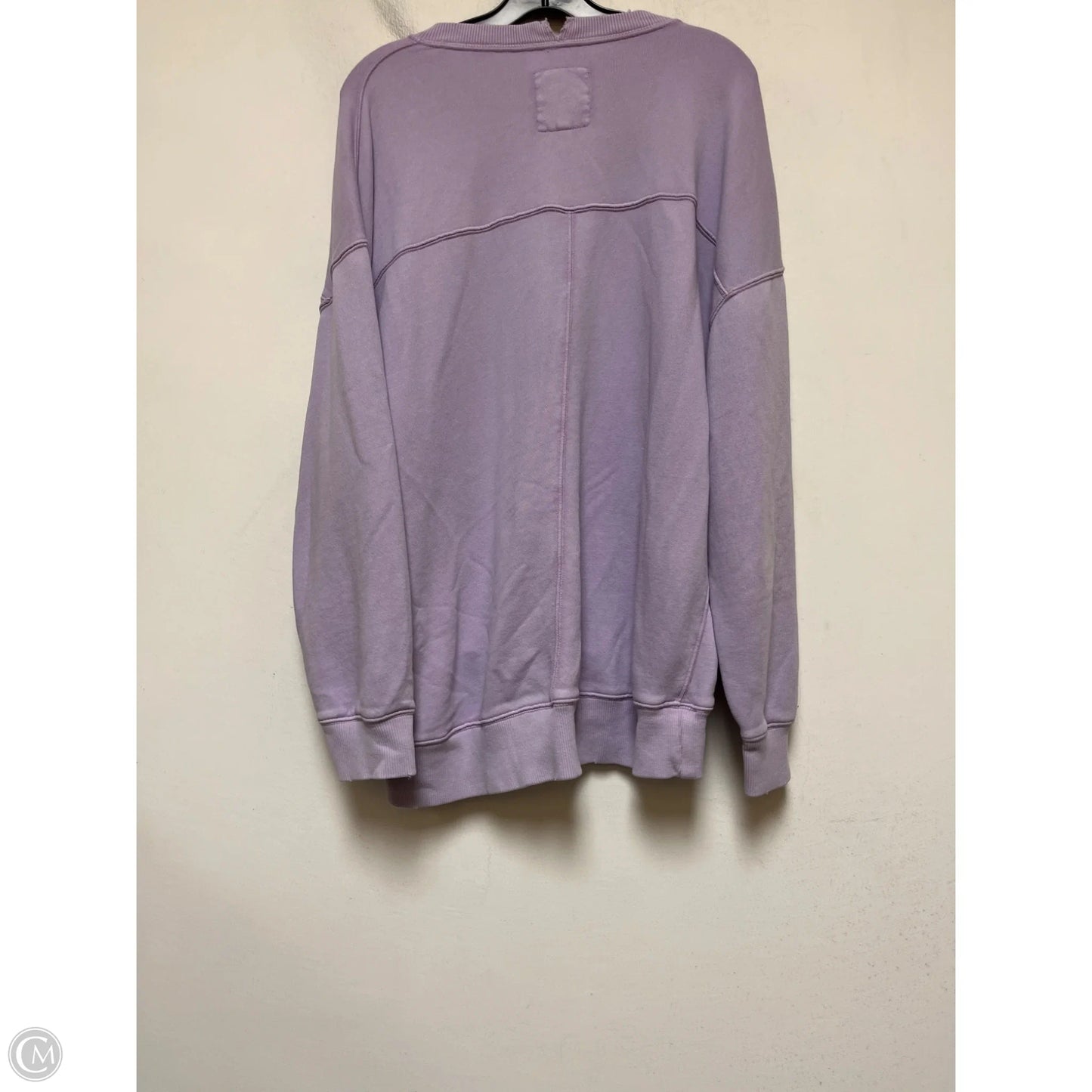Sweatshirt Hoodie By Aerie In Purple, Size: M