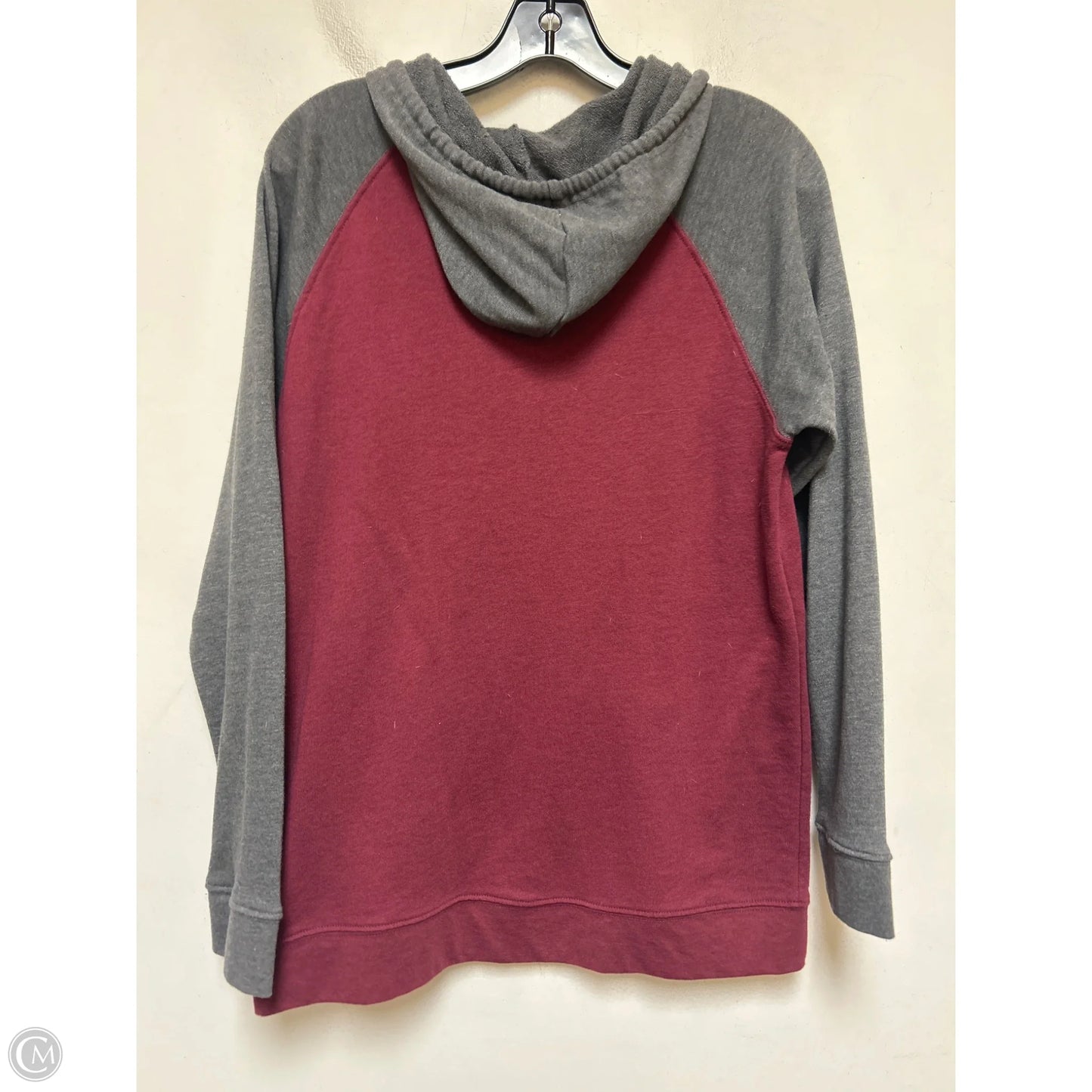 Sweatshirt Hoodie By Disney Store In Grey & Purple, Size: S