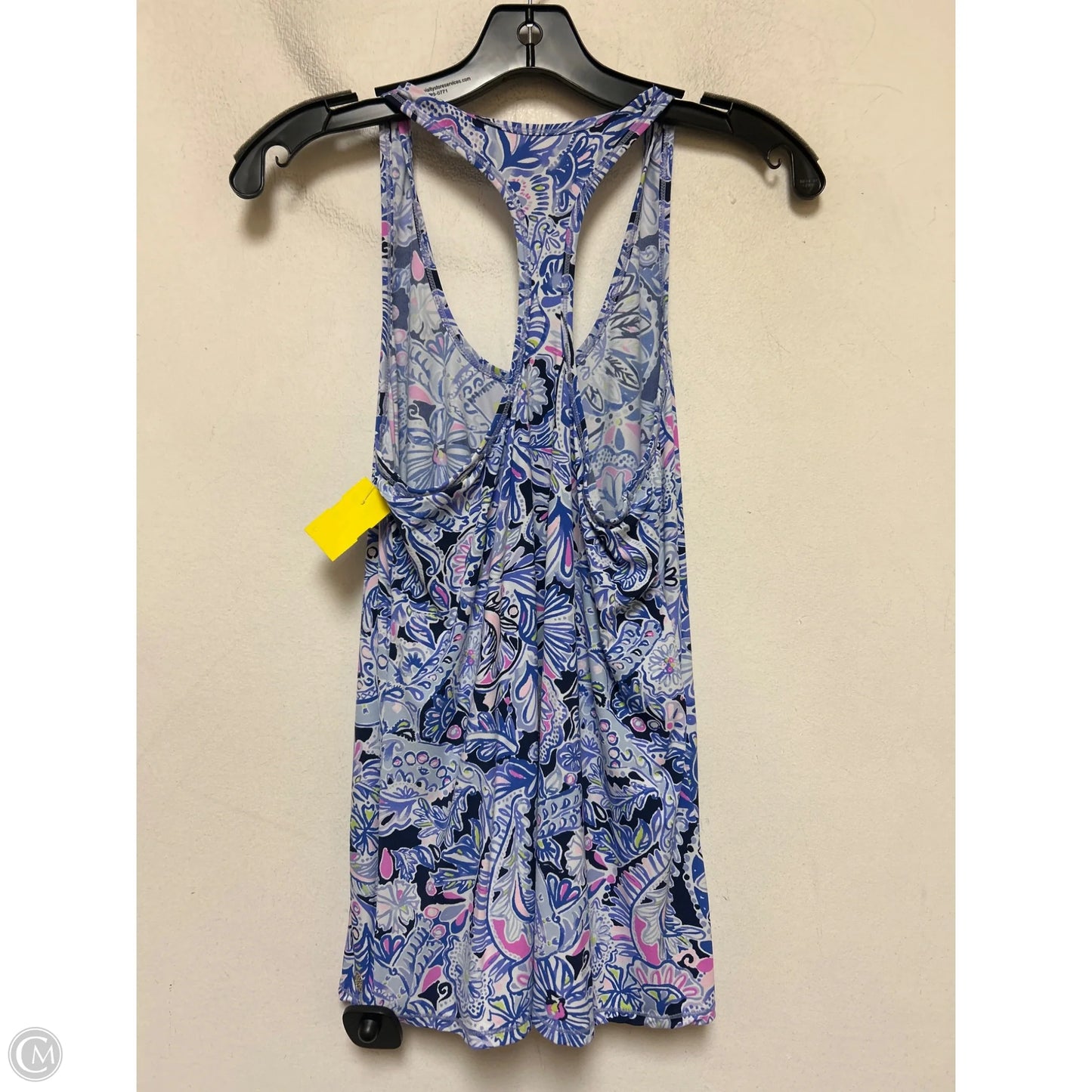 Top Sleeveless Designer By Lilly Pulitzer In Blue & Pink, Size: S