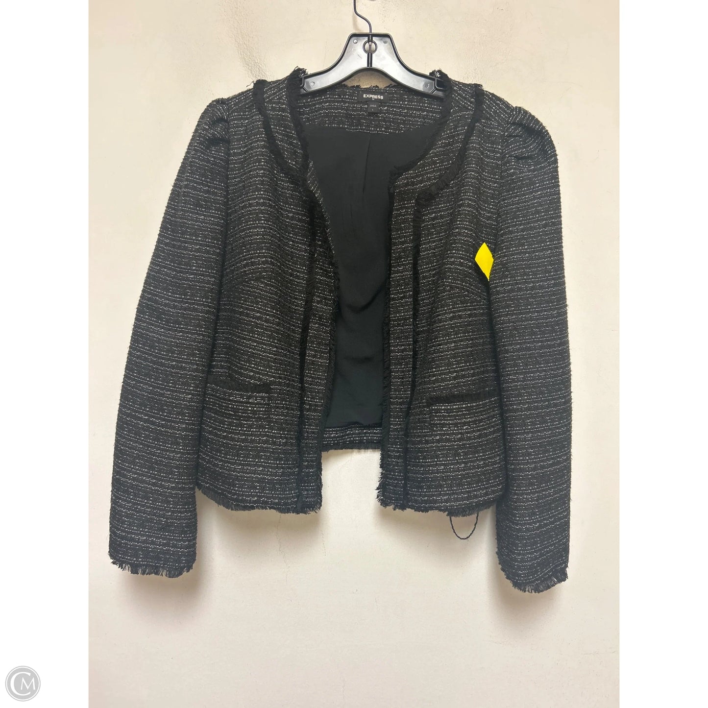 Blazer By Express In Black & White, Size: L