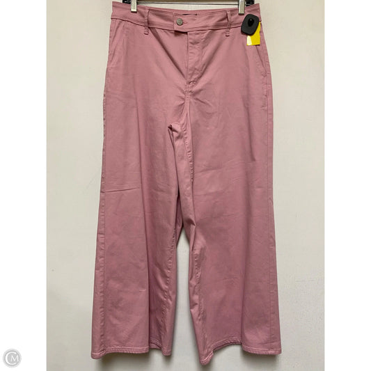 Jeans Wide Leg By Not Your Daughters Jeans In Pink, Size: 8