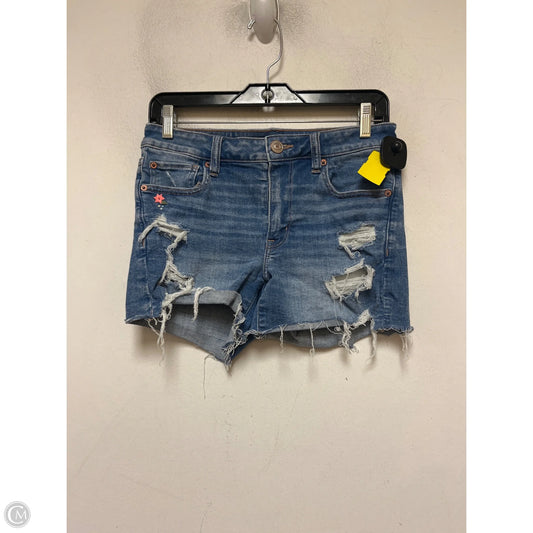 Shorts By American Eagle In Blue Denim, Size: 6