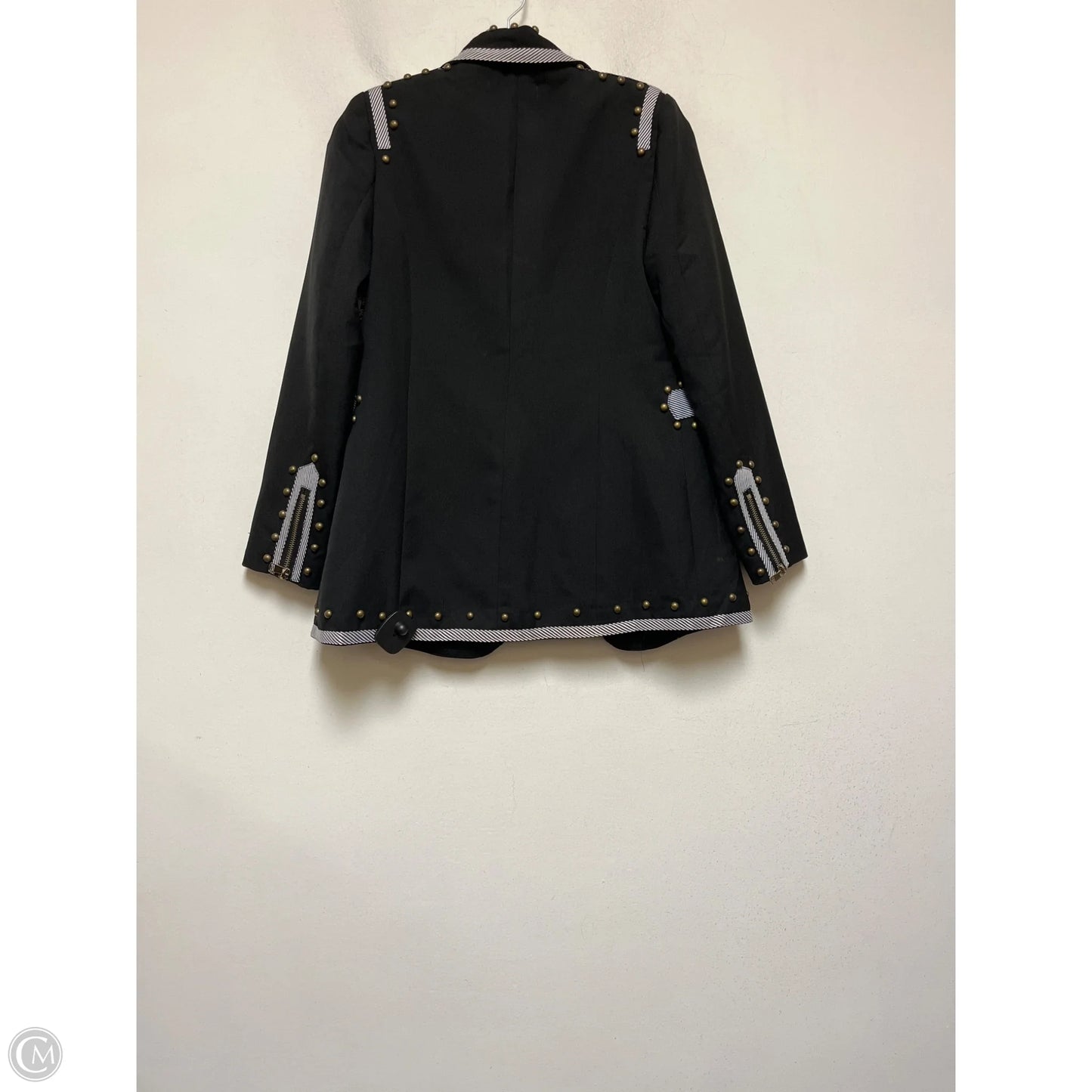 Blazer By Clothes Mentor In Black, Size: M