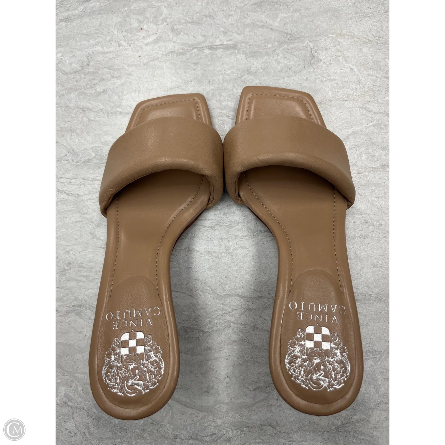 Shoes Heels Kitten By Vince Camuto In Taupe, Size: 6