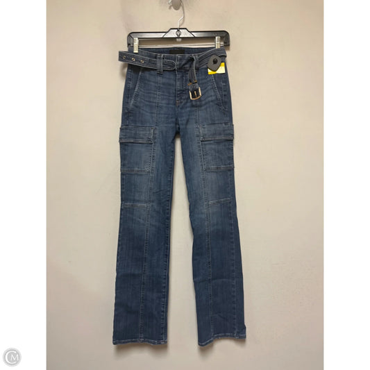 Jeans Straight By White House Black Market In Blue Denim, Size: 0