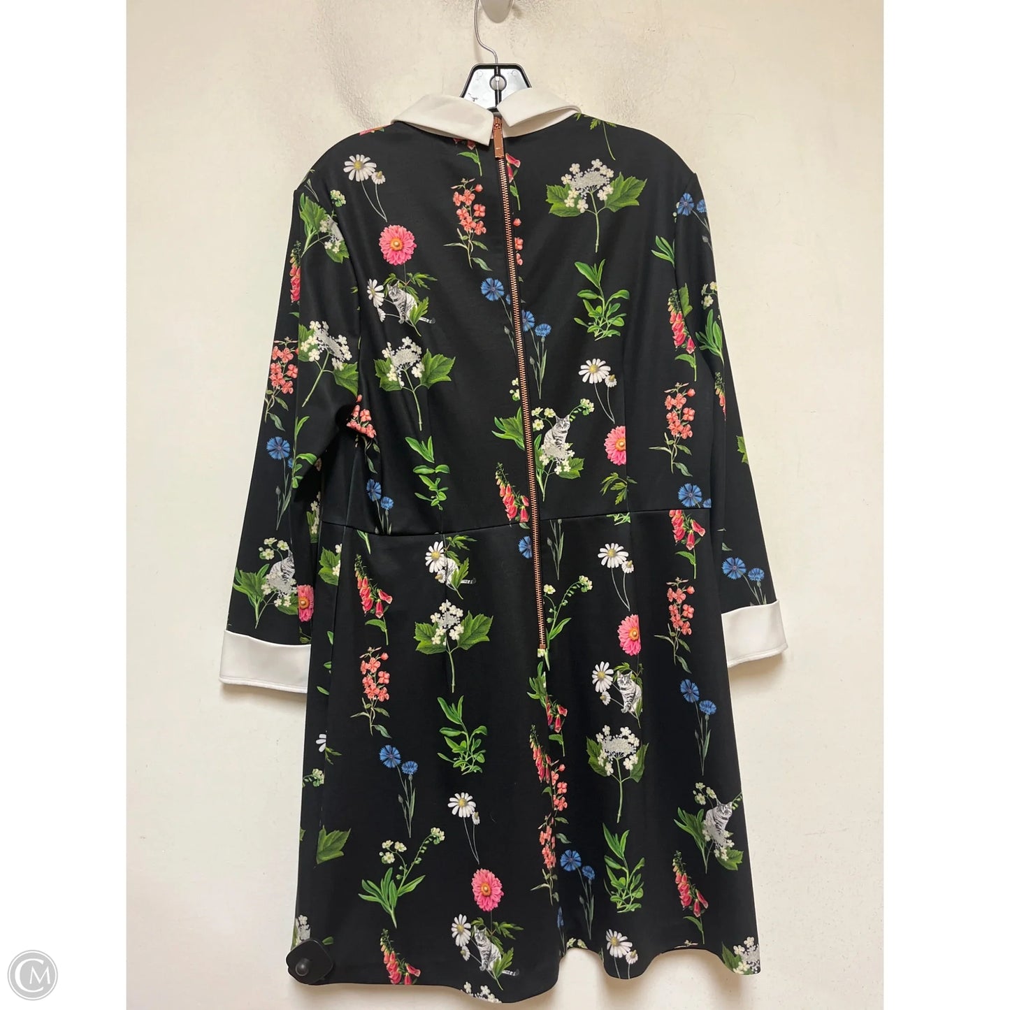Dress Casual Short By Ted Baker In Floral Print, Size: L