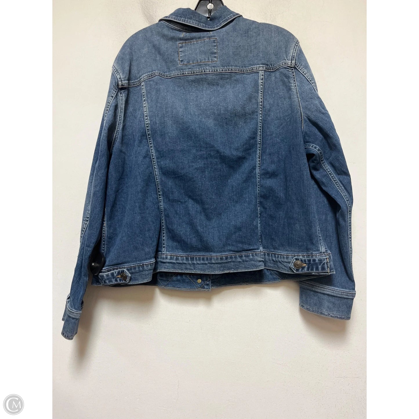 Jacket Denim By Eddie Bauer In Blue Denim, Size: 2x