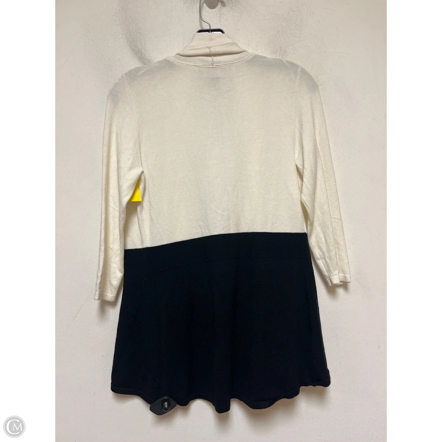 Sweater Cardigan By White House Black Market In Black & White, Size: Xs