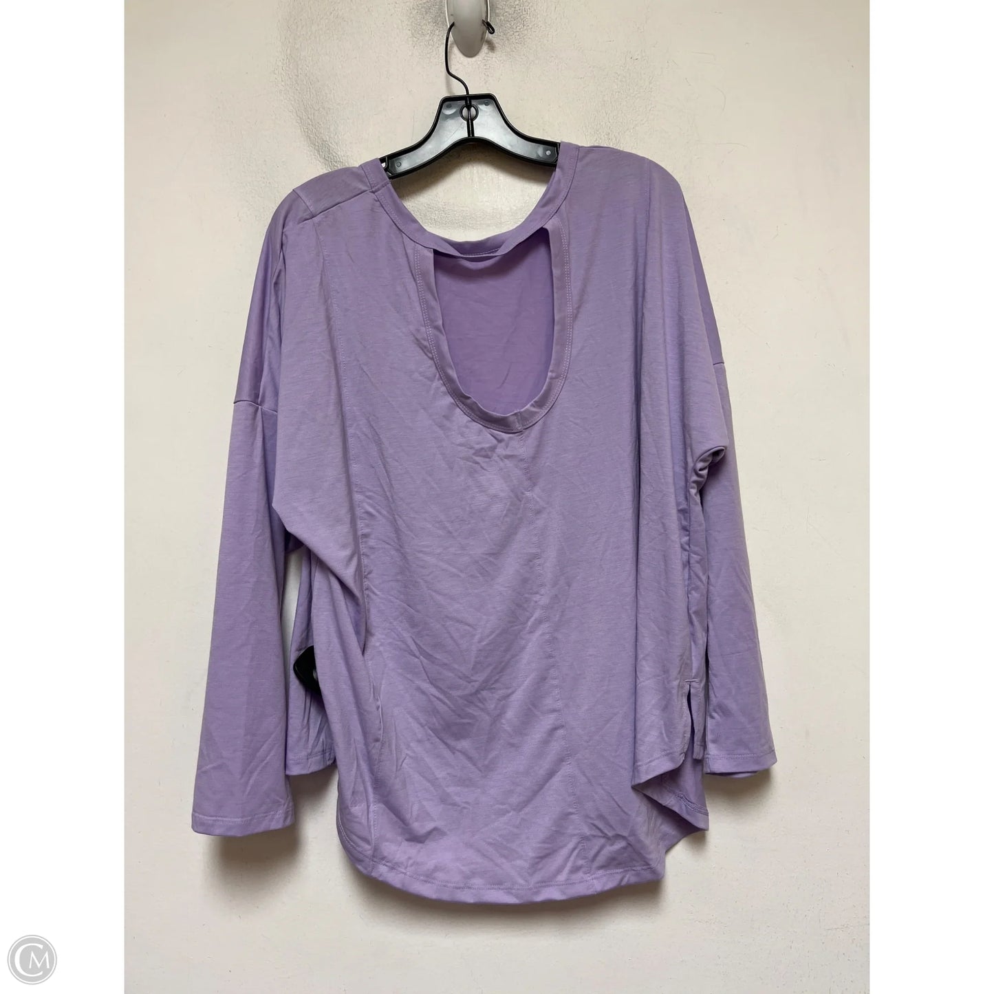 Athletic Top Long Sleeve Crewneck By All In Motion In Purple, Size: Xxl