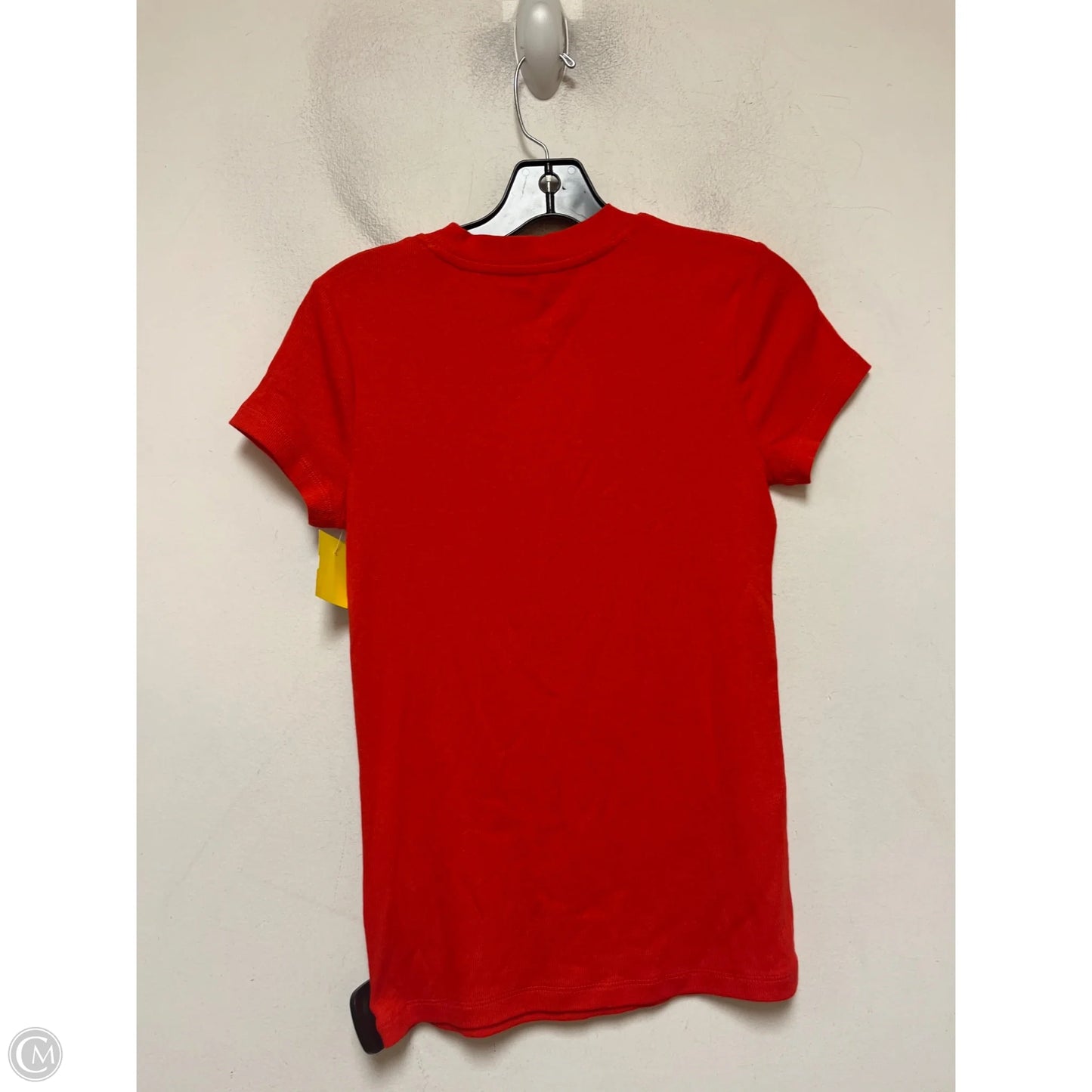 Top Short Sleeve Basic By A New Day In Red, Size: S