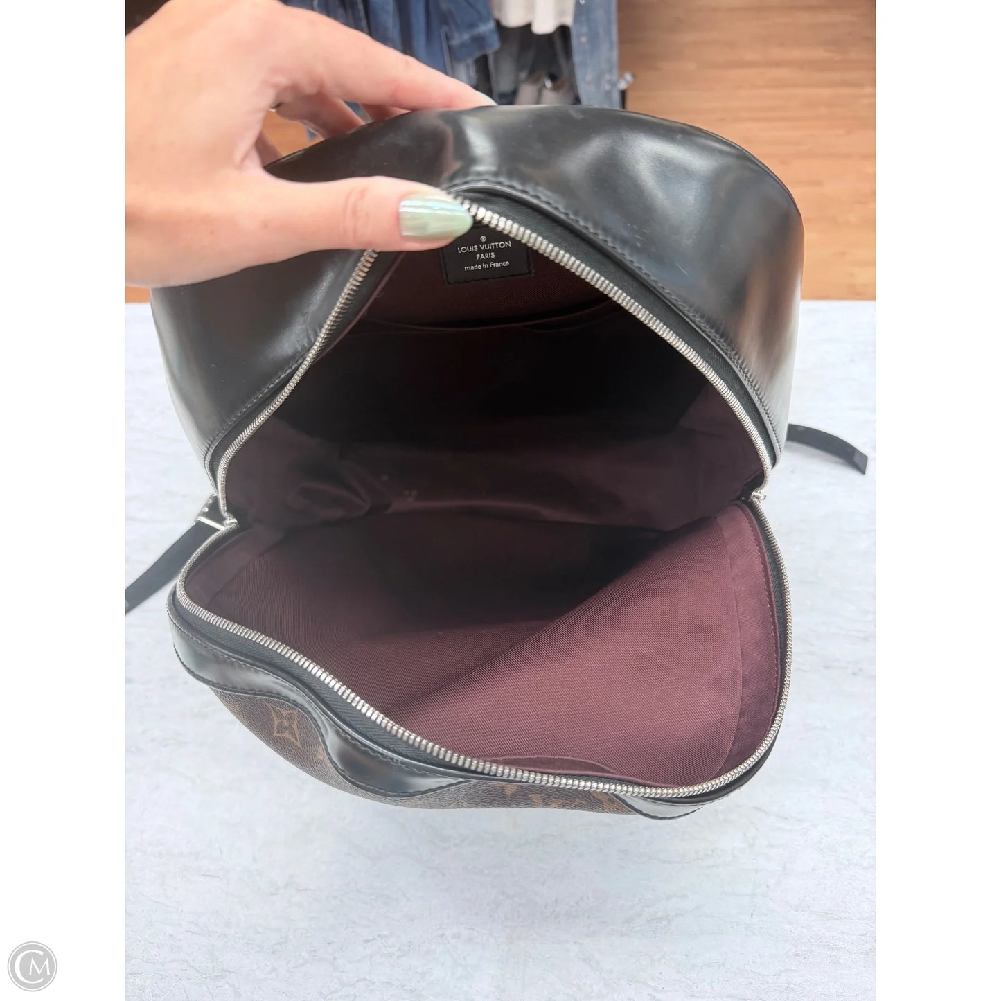 Backpack Luxury Designer By Louis Vuitton, Size: Large