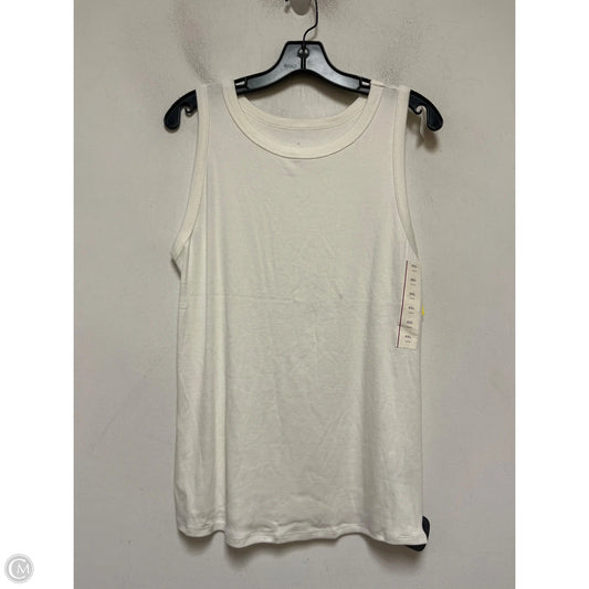 Top Sleeveless By A New Day In White, Size: Xxl