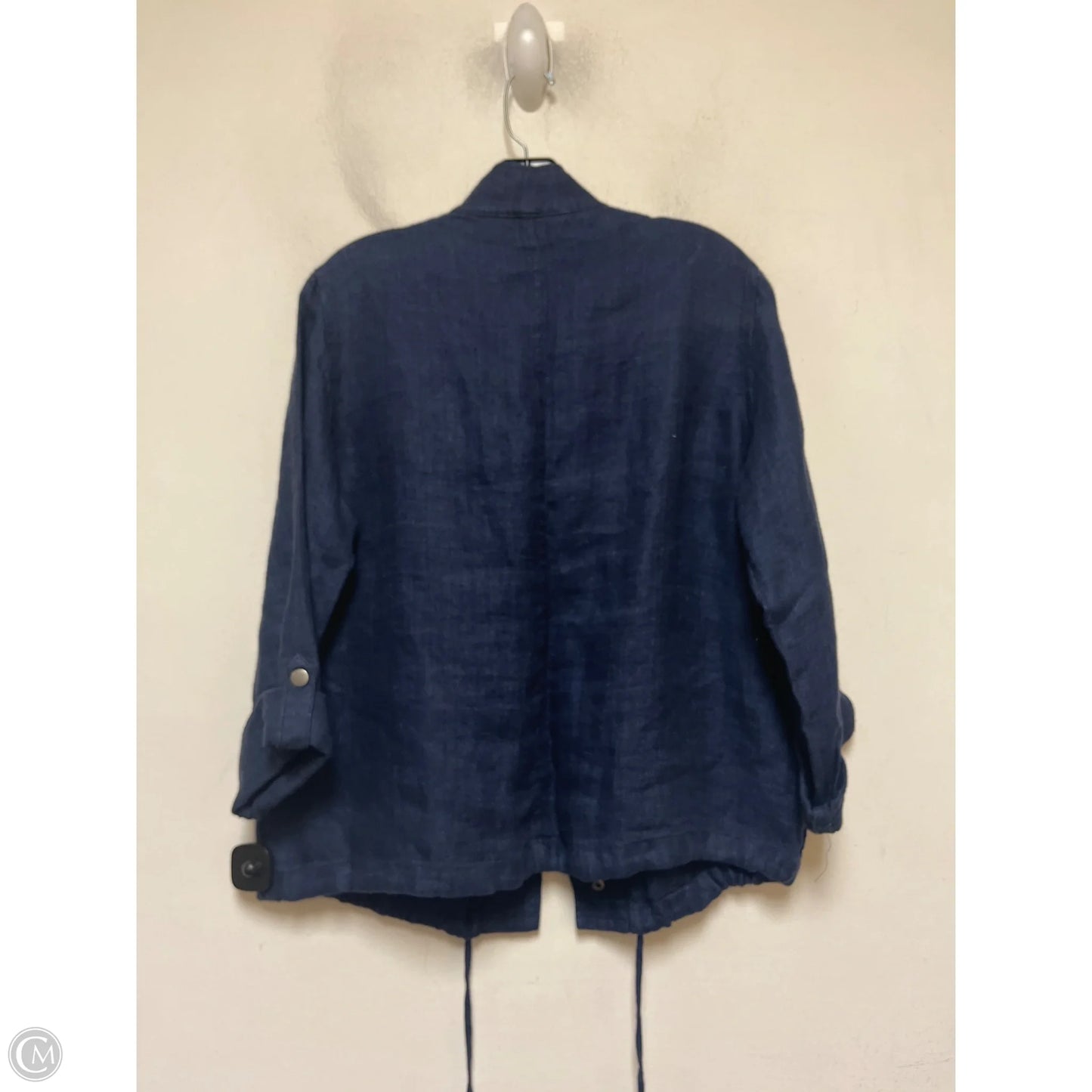 Jacket Shirt By C And C In Blue, Size: M