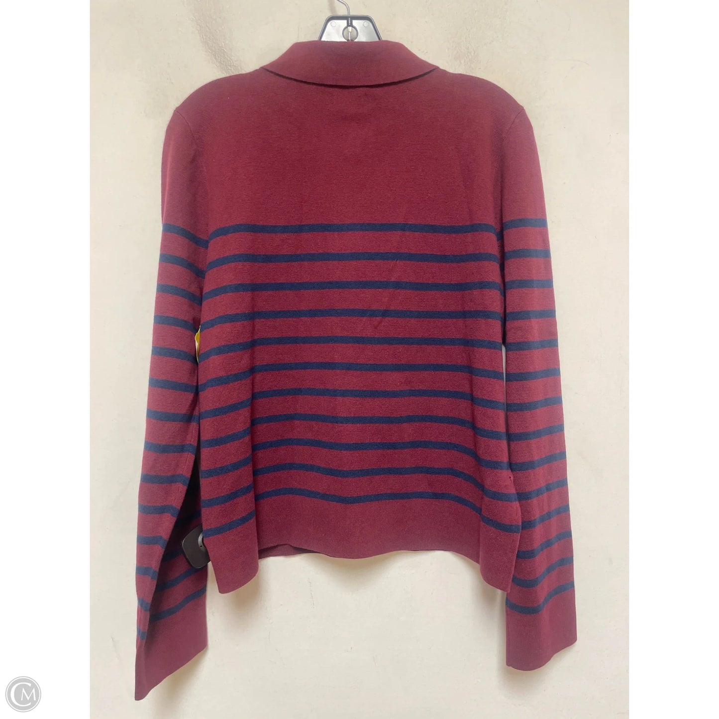 Cardigan By J. Crew In Blue & Purple, Size: M